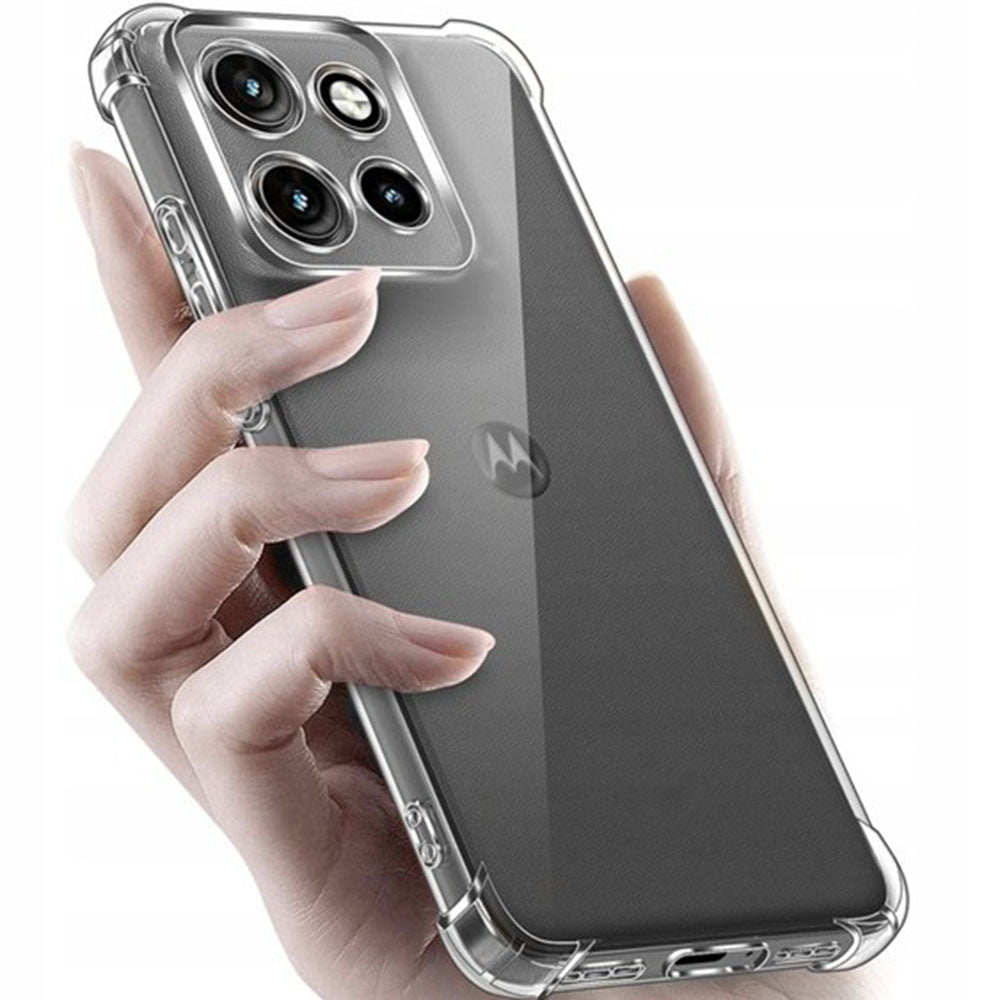 Θήκη για Motorola Edge 70 Fusion, Techsuit, Shockproof Clear, Διαφανής