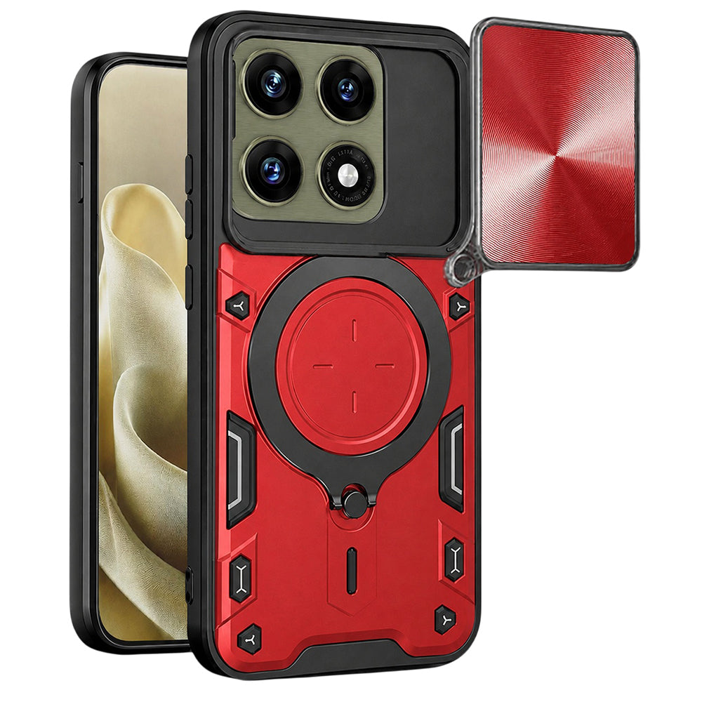Θήκη για Motorola Edge 70 Pro, Techsuit, CamGuard Pro, Κόκκινο