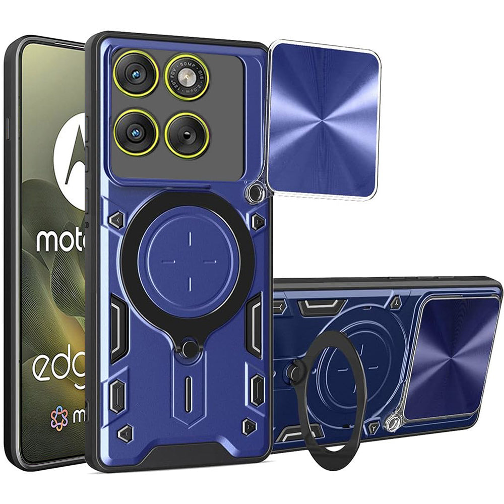Θήκη για Motorola Edge 70, Techsuit, CamGuard Pro, Μπλε