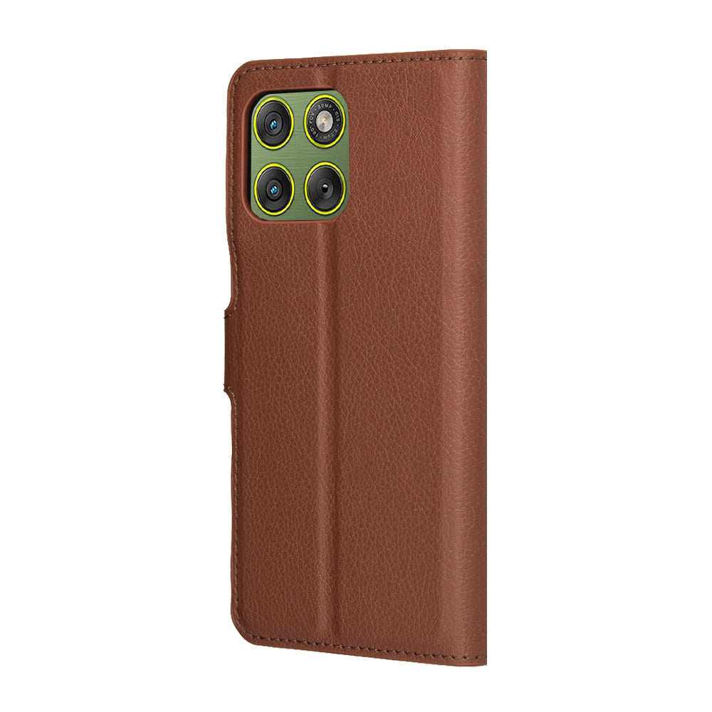Θήκη για Motorola Edge 70, Techsuit, Leather Folio, Καφέ
