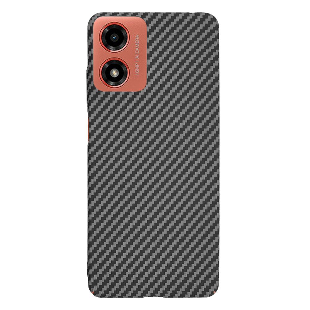Θήκη για Motorola Moto G04s / E14 / G04 / G24, Techsuit, Carbonite FiberShell, Μαύρη