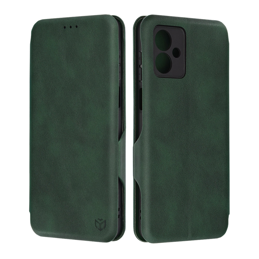 Θήκη για Motorola Moto G14, Techsuit, Safe Wallet Plus, Πράσινο
