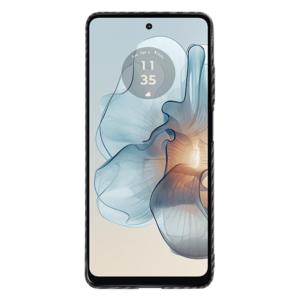 Θήκη για Motorola Moto G24 Power, Techsuit, Carbonite FiberShell, Μαύρη