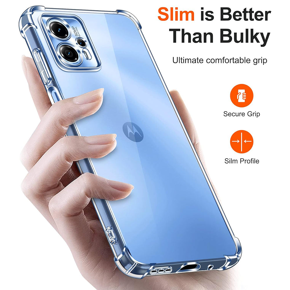 Θήκη για Motorola Moto G24 Power, Techsuit, Ανθεκτική σε Κρούσεις Διαφανής, Διάφανη
