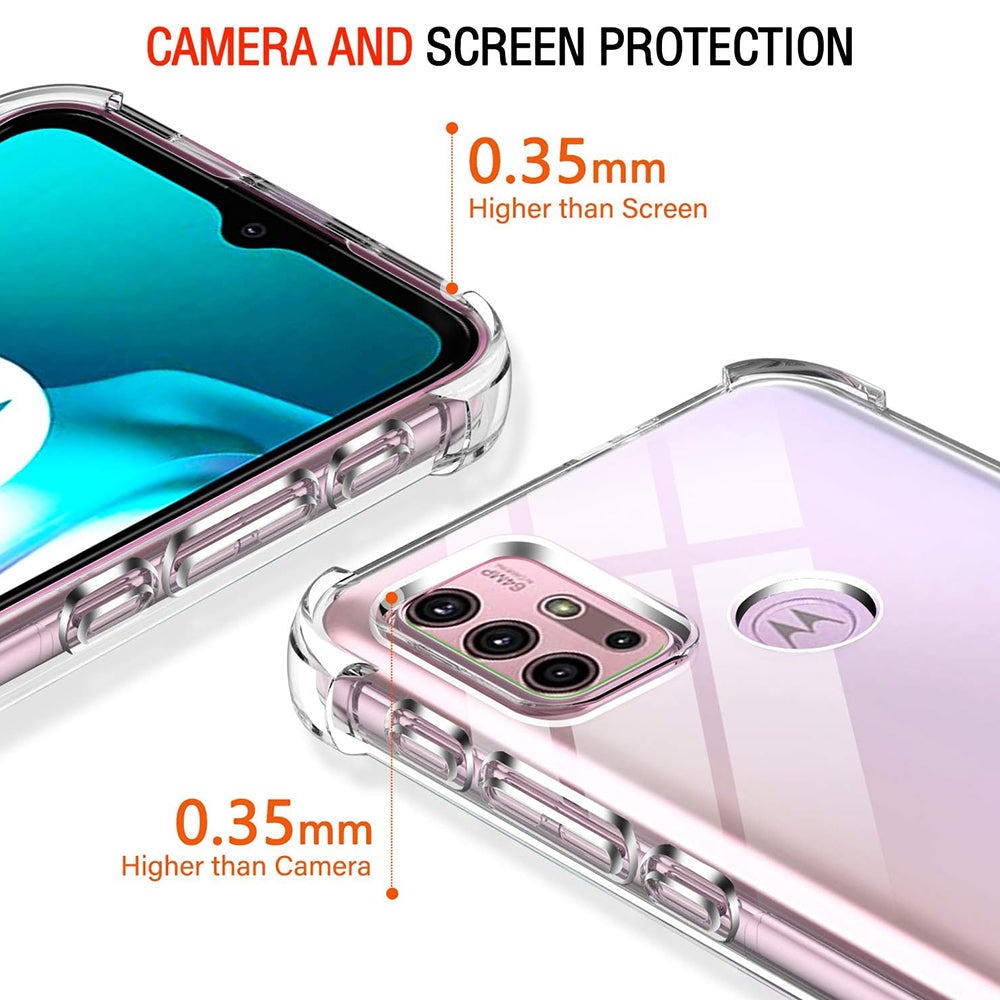 Θήκη για Motorola Moto G30 / G20 / G10, Techsuit, Ανθεκτική σε Κρούσεις Διαφανής, Διάφανη