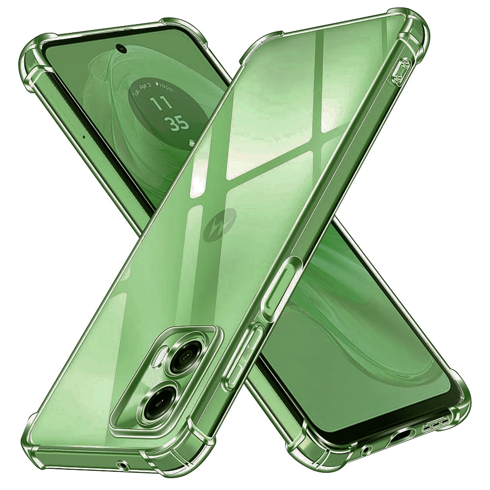 Θήκη για Motorola Moto G35, Techsuit, Ανθεκτική σε Κρούσεις Διαφανής, Διάφανη