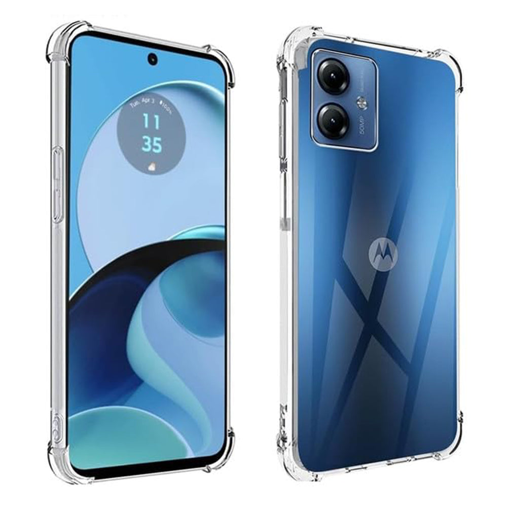 Θήκη για Motorola Moto G54, Techsuit, Ανθεκτική σε Κρούσεις Διαφανής, Διάφανη