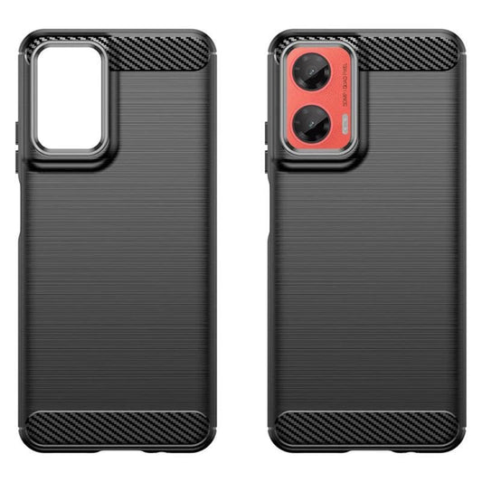 Θήκη για Motorola Moto G55, Techsuit, Carbon, Μαύρο