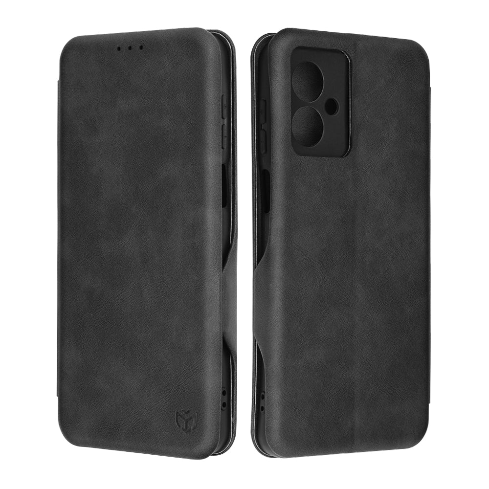 Θήκη για Motorola Moto G55, Techsuit, Safe Wallet Plus, Μαύρο