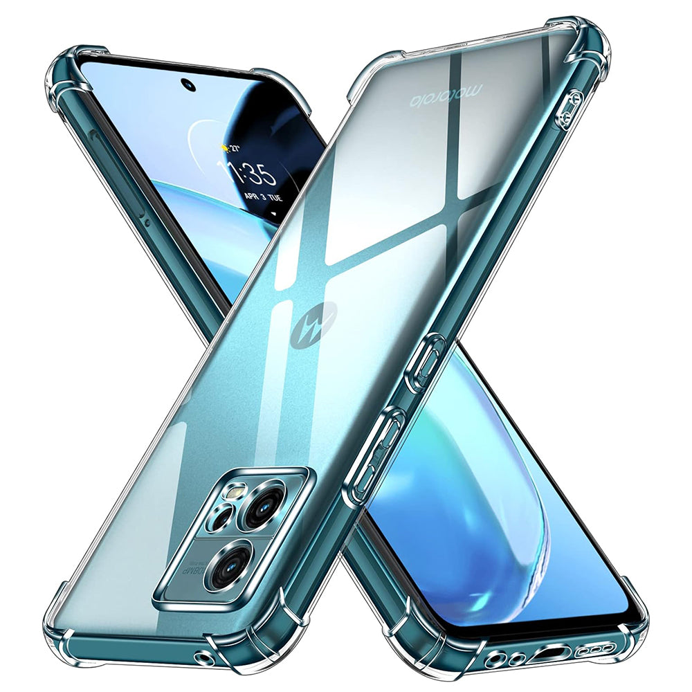 Θήκη για Motorola Moto G72, Techsuit, Ανθεκτική σε Κρούσεις Διαφανής, Διάφανη
