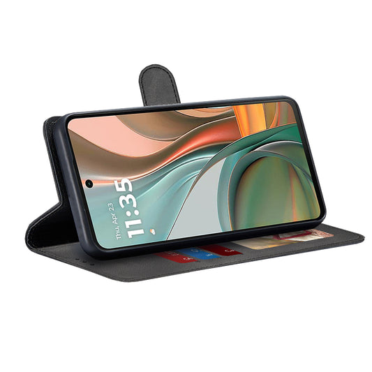 Θήκη για Motorola Moto G75, Techsuit, Diary Book, Μαύρο