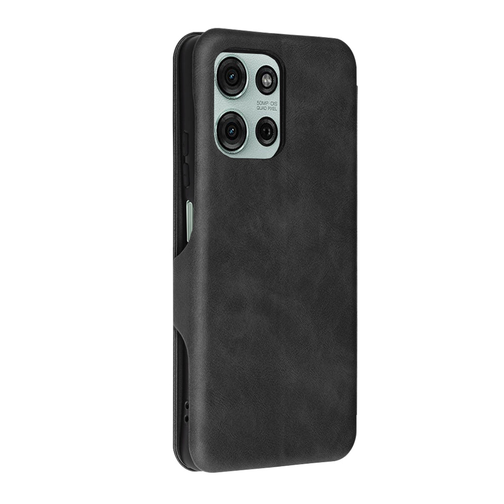 Θήκη για Motorola Moto G75, Techsuit, Safe Wallet Plus, Μαύρο