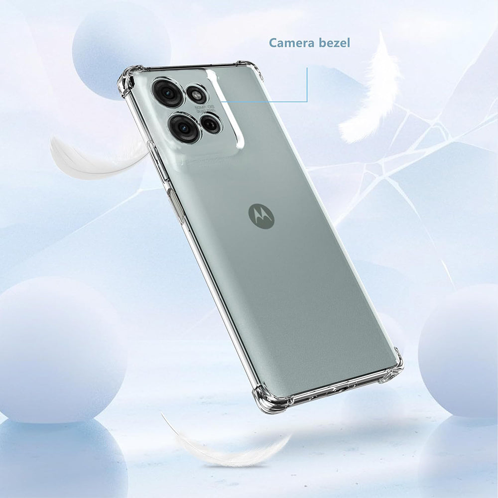 Θήκη για Motorola Moto G75, Techsuit, Ανθεκτική σε Κρούσεις Διαφανής, Διάφανη