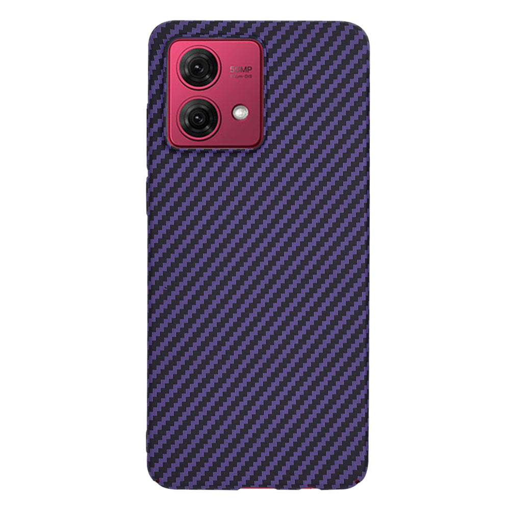 Θήκη για Motorola Moto G84, Techsuit, Carbonite FiberShell, Μωβ