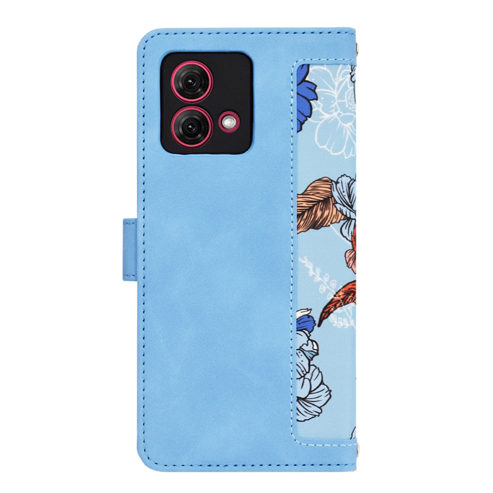 Θήκη για Motorola Moto G84, Techsuit, FlipCraft, Μπλε