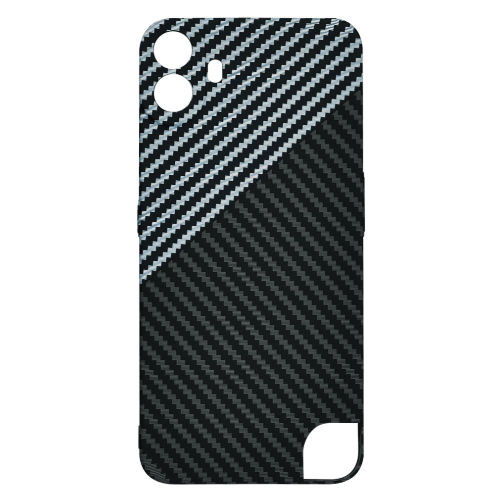 Θήκη για Nothing CMF Phone 1, Techsuit, Carbonite FiberShell, Μαύρο Γκρι