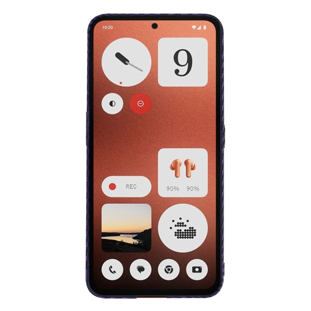 Θήκη για Nothing CMF Phone 1, Techsuit, Carbonite FiberShell, Μωβ