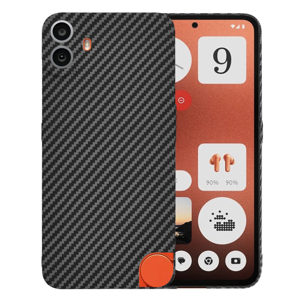 Θήκη για Nothing CMF Phone 1, Techsuit, Carbonite FiberShell, Μαύρη