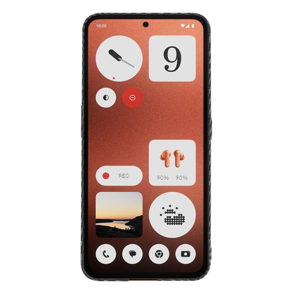 Θήκη για Nothing CMF Phone 1, Techsuit, Carbonite FiberShell, Μαύρη