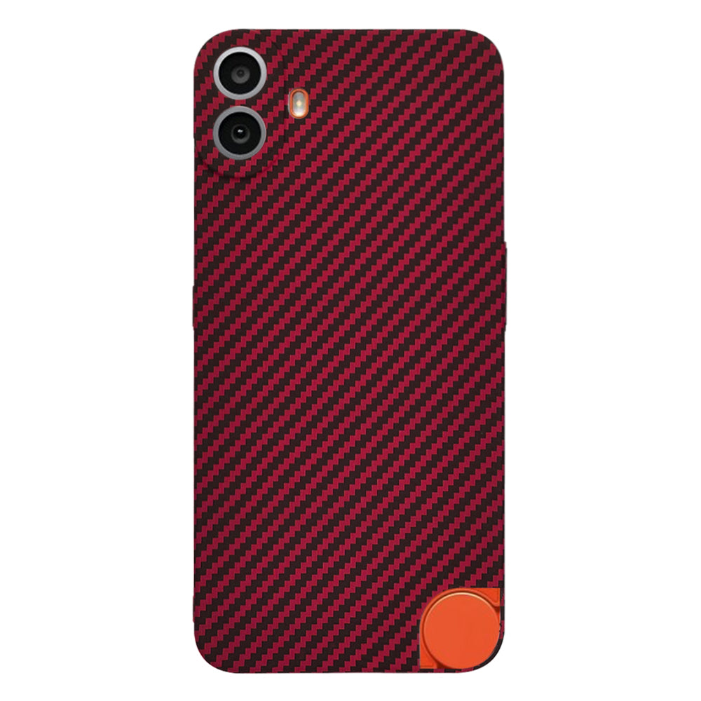 Θήκη για Nothing CMF Phone 1, Techsuit, Carbonite FiberShell, Κόκκινο