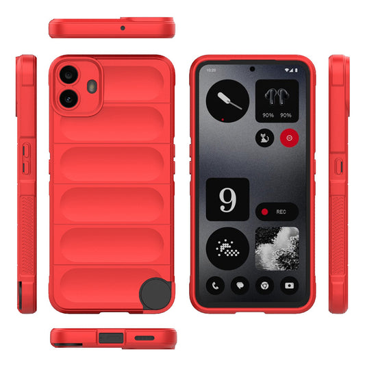 Θήκη για Nothing CMF Phone 1, Techsuit, Magic Shield, Κόκκινο