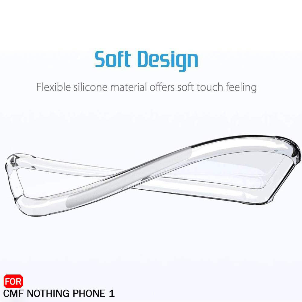 Θήκη για Nothing CMF Phone 1, Techsuit, Ανθεκτική σε Κρούσεις Διαφανής, Διάφανη