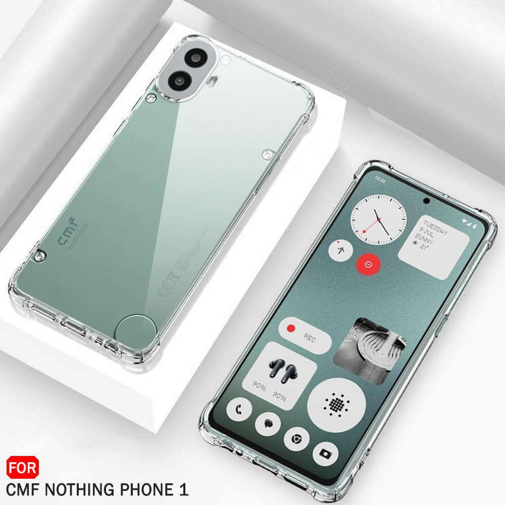 Θήκη για Nothing CMF Phone 2 Pro, Techsuit, Ανθεκτική σε Κρούσεις Διαφανής, Διάφανη