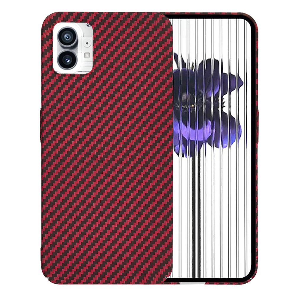 Θήκη για Nothing Phone (1), Techsuit, Carbonite FiberShell, Κόκκινο
