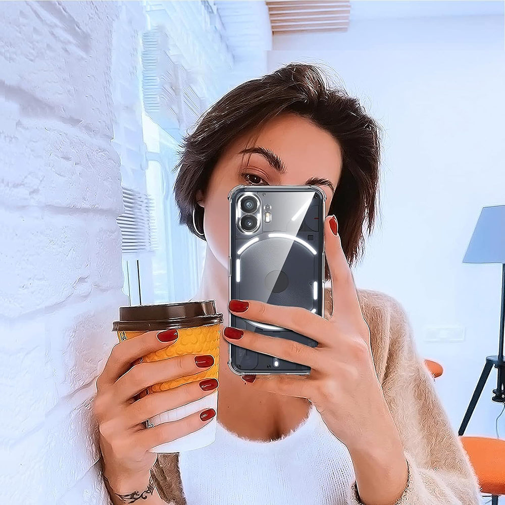 Θήκη για Nothing Phone (2), Techsuit, Ανθεκτική σε Κρούσεις Διαφανής, Διάφανη