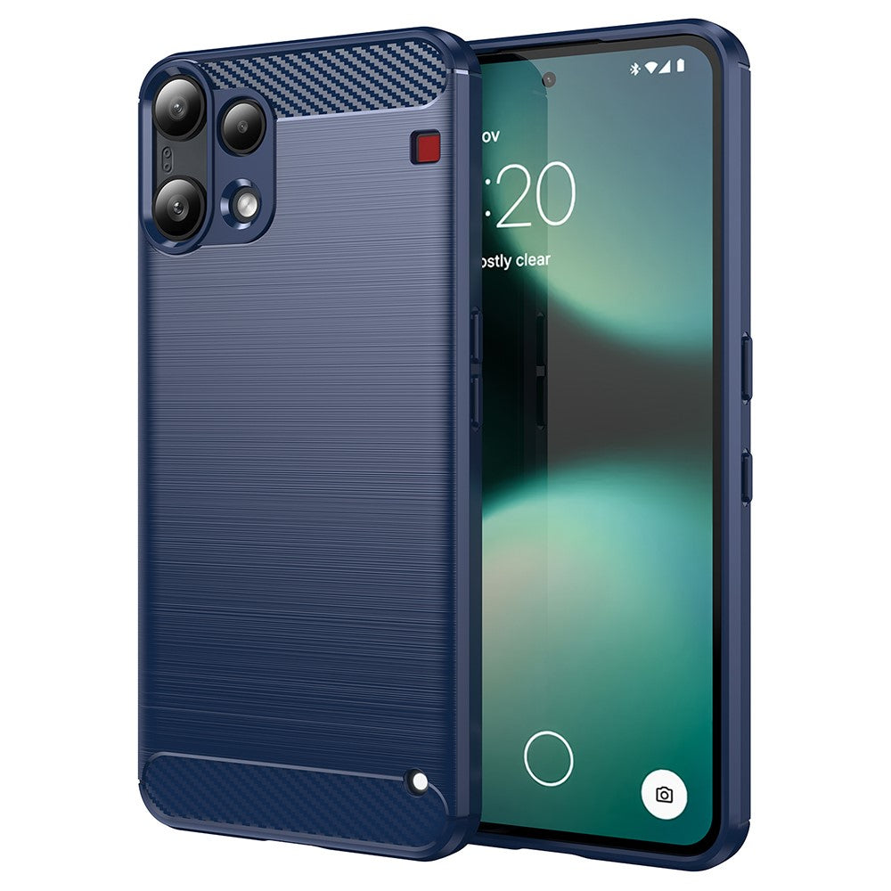 Θήκη για Nothing Phone (3a) Lite, Techsuit, Καρμπόν, Μπλε