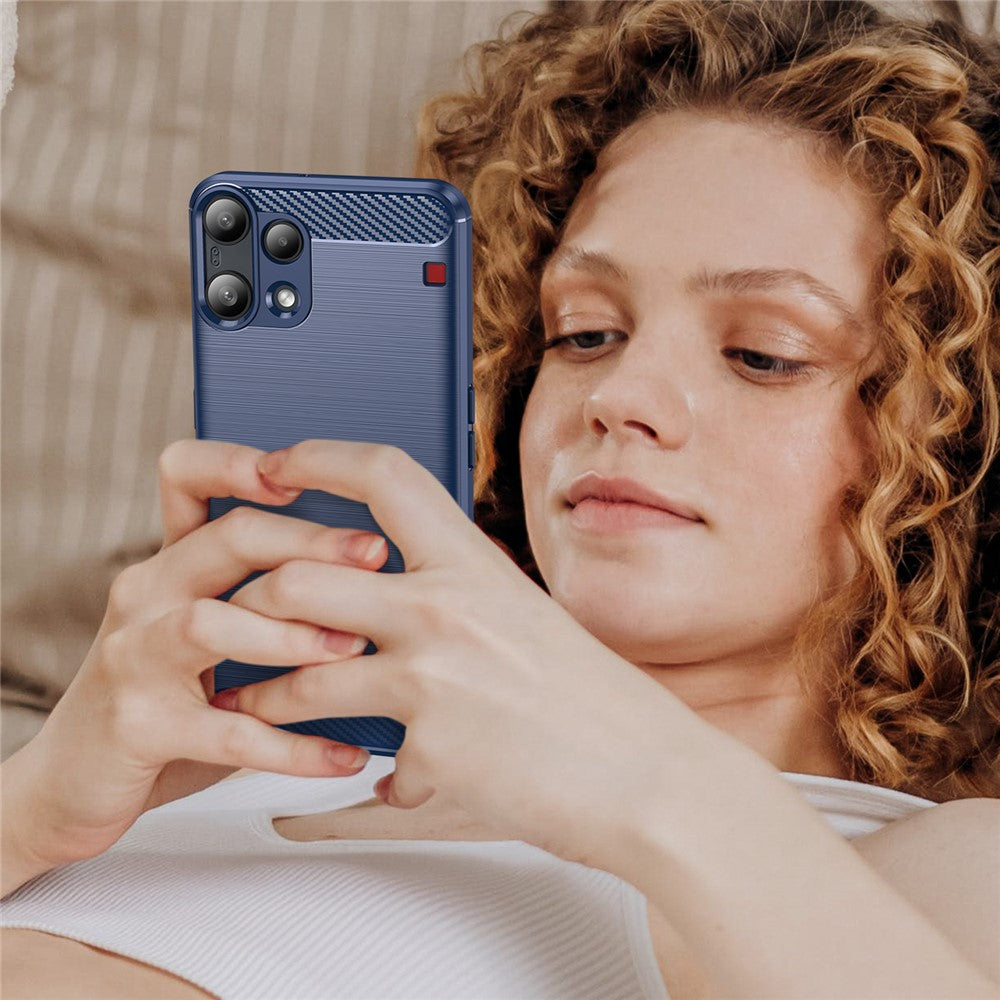 Θήκη για Nothing Phone (3a) Lite, Techsuit, Καρμπόν, Μπλε