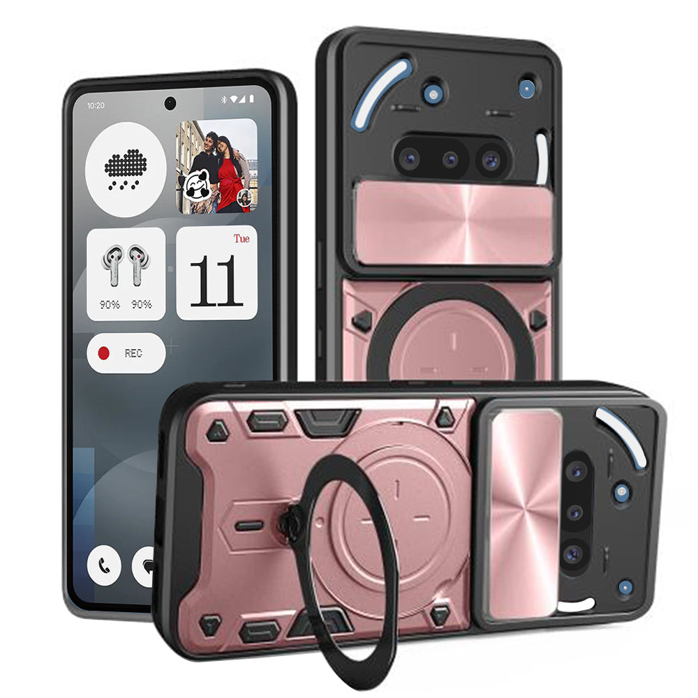 Θήκη για Nothing Phone (3a), Techsuit, CamGuard Pro, Ροζ Χρυσό
