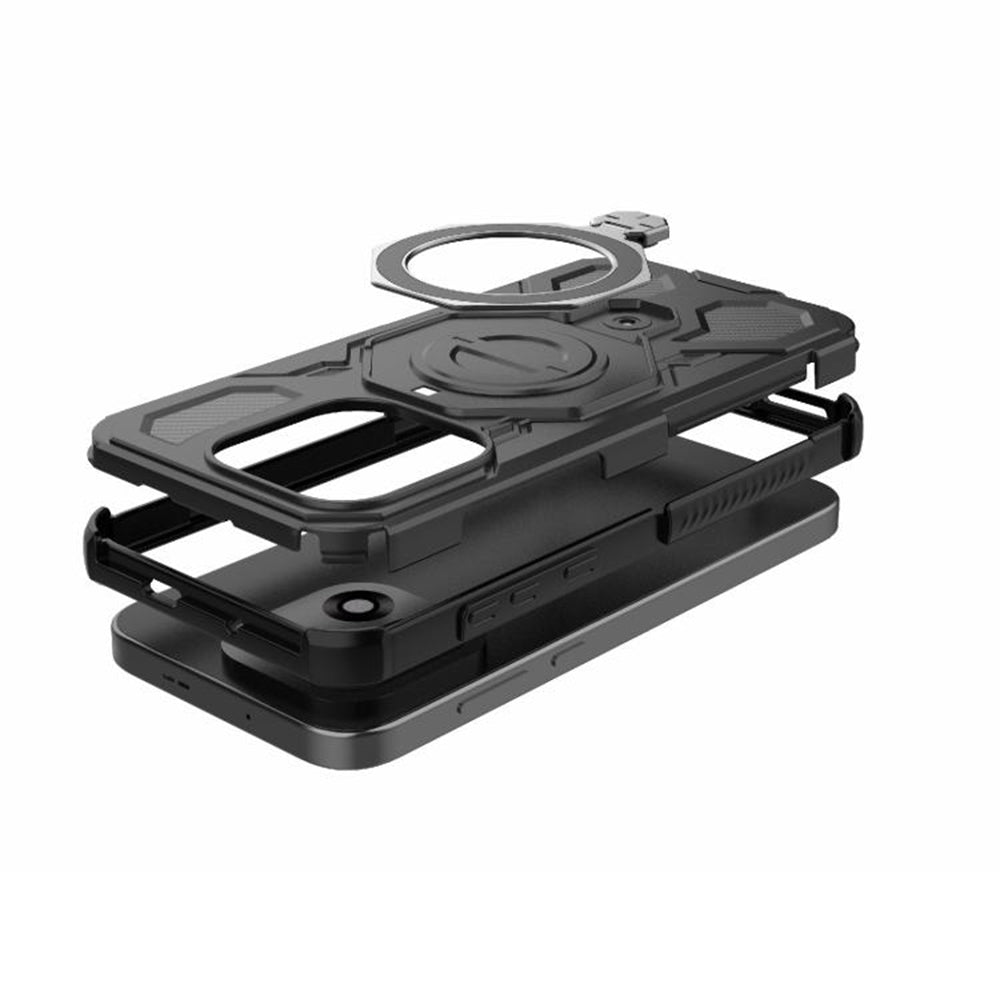 Θήκη για OnePlus 15, Techsuit, Carbon Shield Pro, Μαύρη