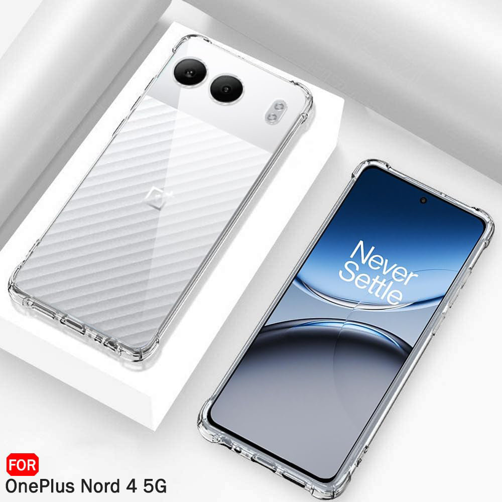 Θήκη για OnePlus Nord 4, Techsuit, Ανθεκτική σε Κρούσεις Διαφανής, Διάφανη