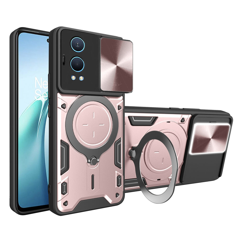 Θήκη για OnePlus Nord CE4 Lite, Techsuit, CamGuard Pro, Ροζ Χρυσό