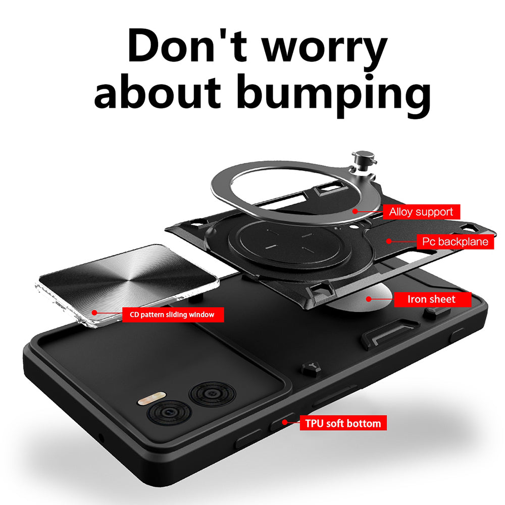 Θήκη για OnePlus Nord CE4 Lite, Techsuit, CamGuard Pro, Ροζ Χρυσό