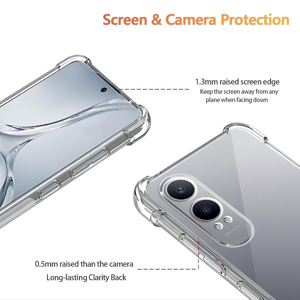 Θήκη για OnePlus Nord CE4 Lite, Techsuit, Ανθεκτική σε Κρούσεις Διαφανής, Διάφανη