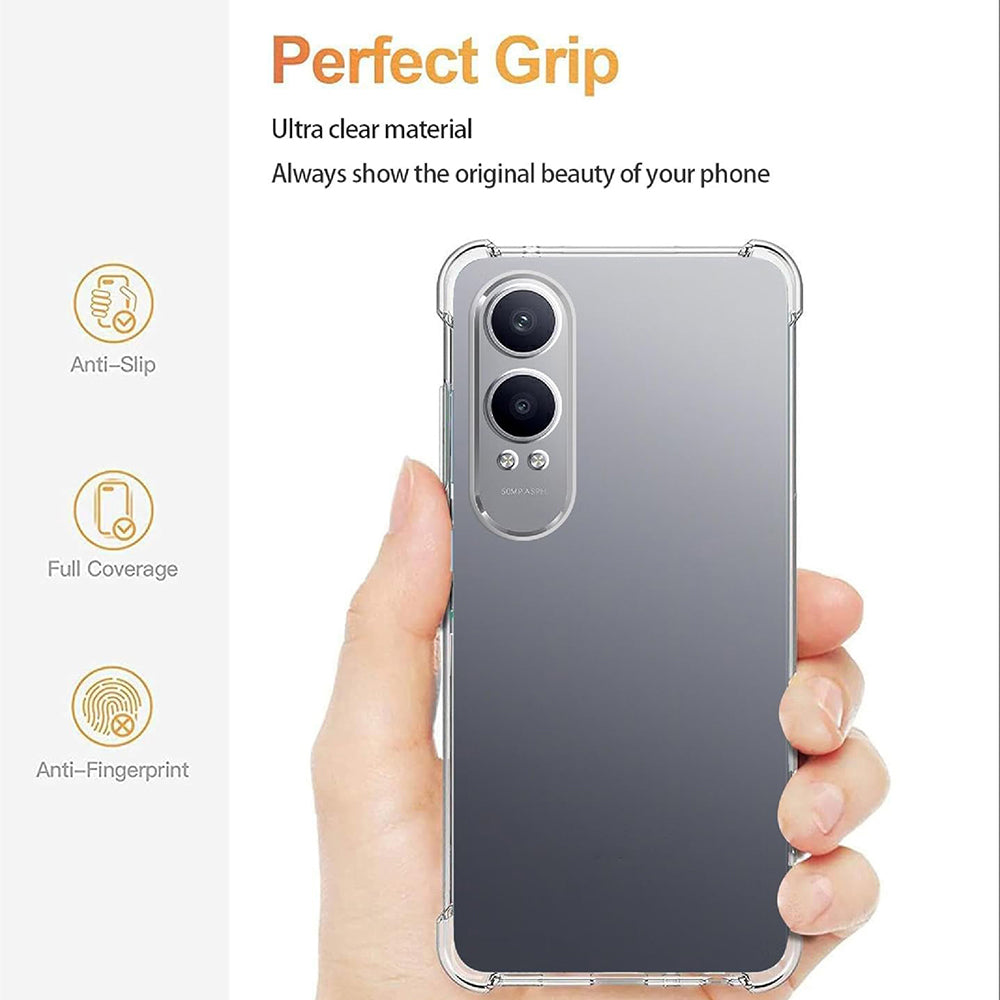 Θήκη για OnePlus Nord CE4 Lite, Techsuit, Ανθεκτική σε Κρούσεις Διαφανής, Διάφανη
