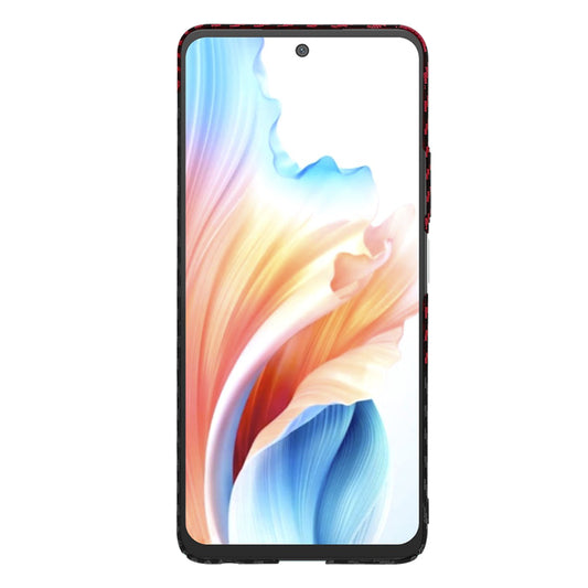 Θήκη για OnePlus Nord N30 SE / Oppo A79, Techsuit, Carbonite FiberShell, Μαύρο Κόκκινο