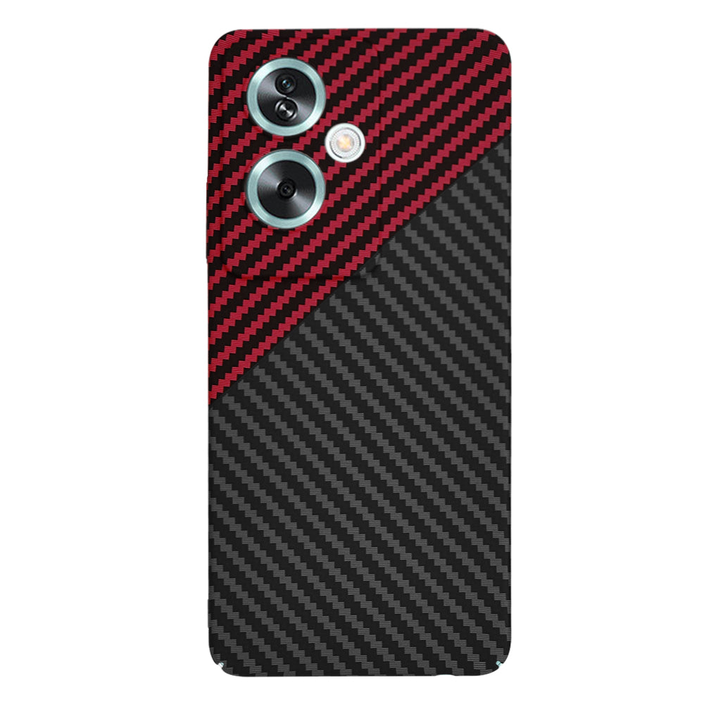 Θήκη για OnePlus Nord N30 SE / Oppo A79, Techsuit, Carbonite FiberShell, Μαύρο Κόκκινο