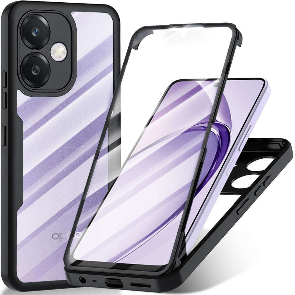 Θήκη για Oppo A3 4G / A3, Techsuit, ColorVerse 360, Μαύρη