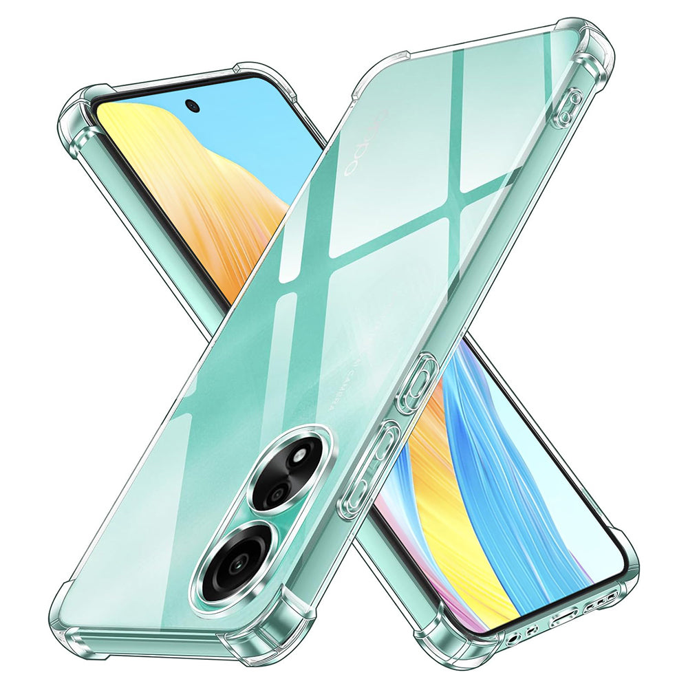 Θήκη για Oppo A58 4G, Techsuit, Ανθεκτική σε Κρούσεις Διαφανής, Διάφανη
