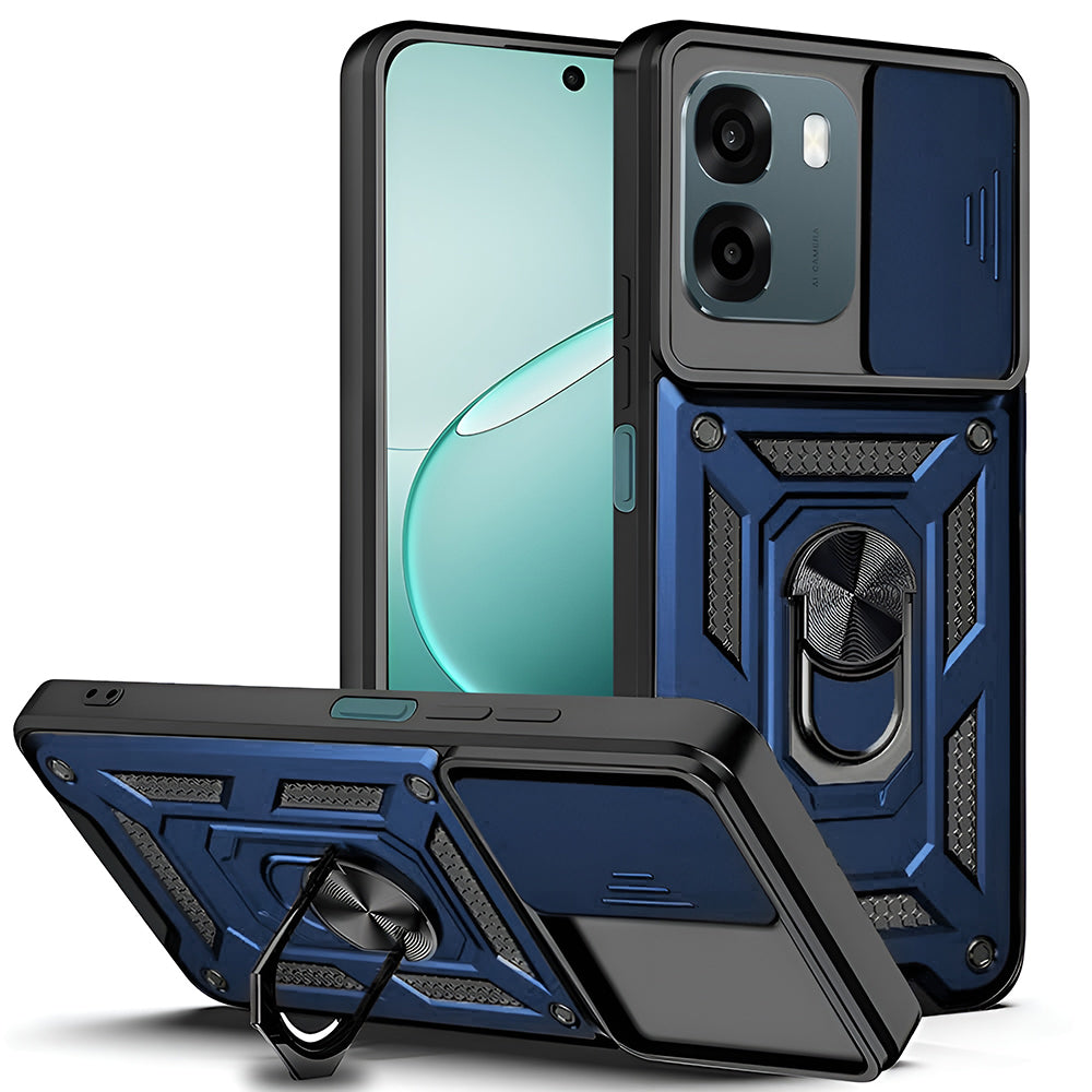 Θήκη για Oppo A6 4G, Techsuit, CamShield, Μπλε