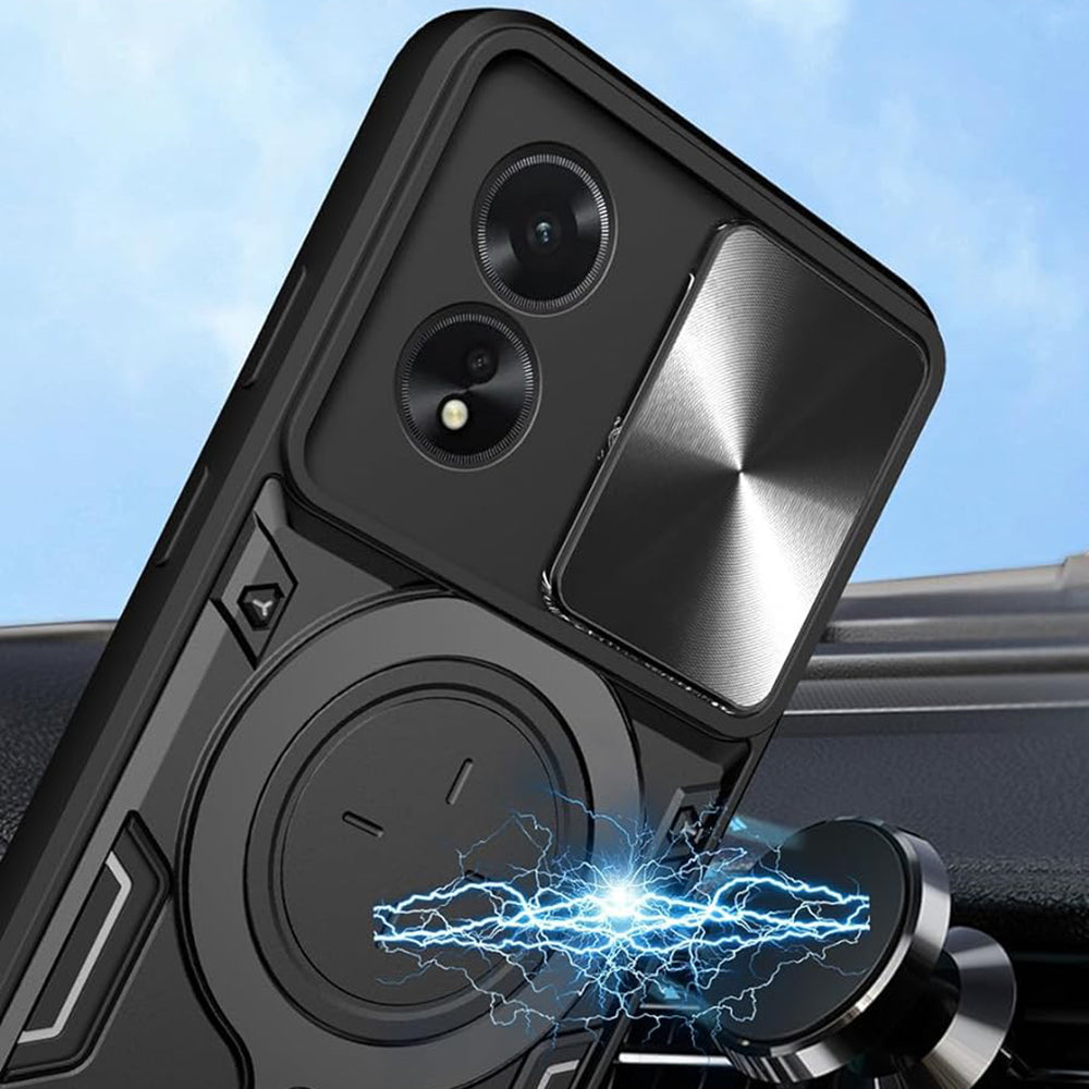 Θήκη για Oppo A60, Techsuit, CamGuard Pro, Ροζ Χρυσό