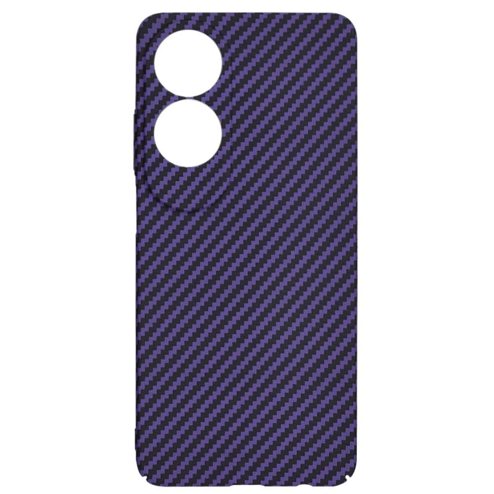 Θήκη για Oppo A60, Techsuit, Carbonite FiberShell, Μωβ