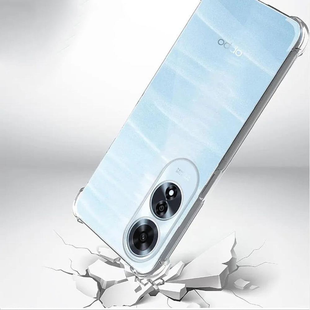 Θήκη για Oppo A60, Techsuit, Ανθεκτική σε Κρούσεις Διαφανής, Διάφανη