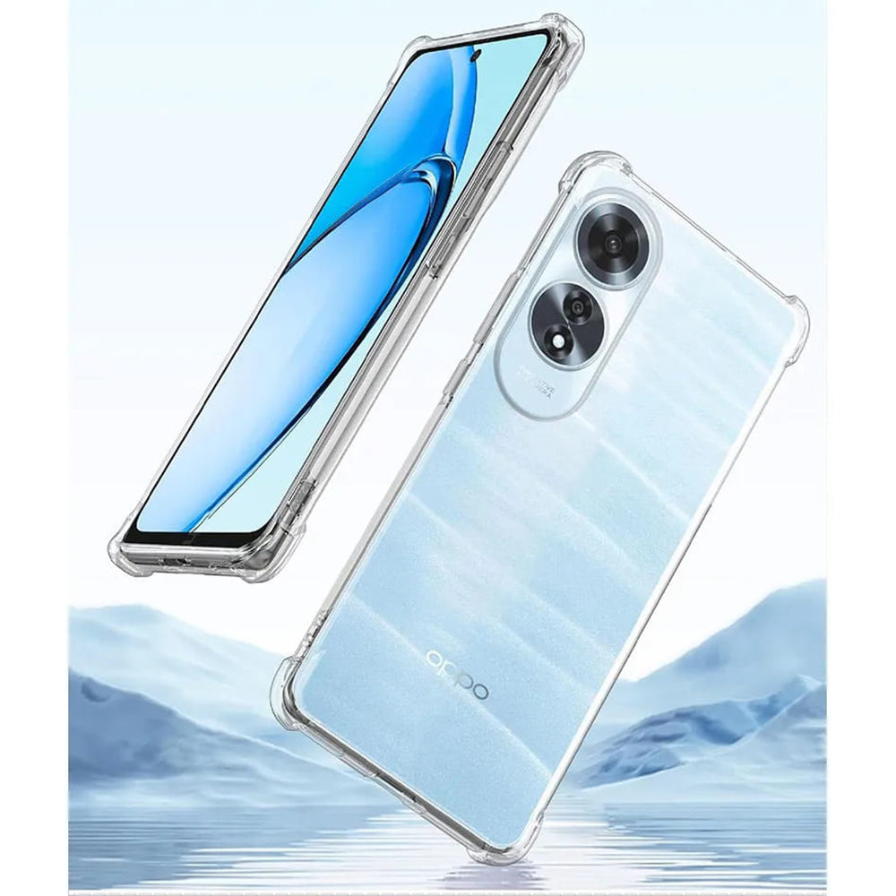 Θήκη για Oppo A60, Techsuit, Ανθεκτική σε Κρούσεις Διαφανής, Διάφανη
