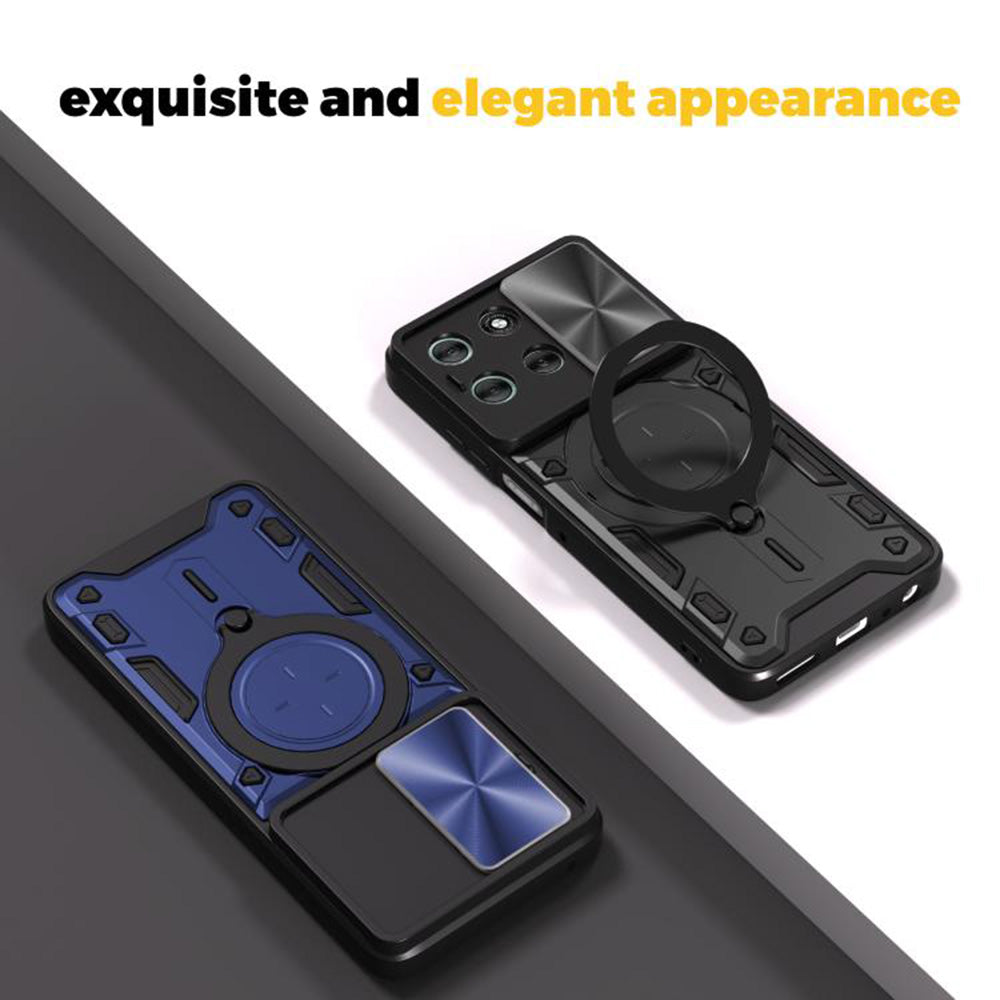 Θήκη για Oppo A6k 4G / A6x 4G / A6x / A6 4G, Techsuit, CamGuard Pro, Μπλε