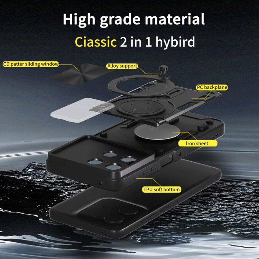 Θήκη για Oppo A6k 4G / A6x 4G / A6x / A6 4G, Techsuit, CamGuard Pro, Μπλε