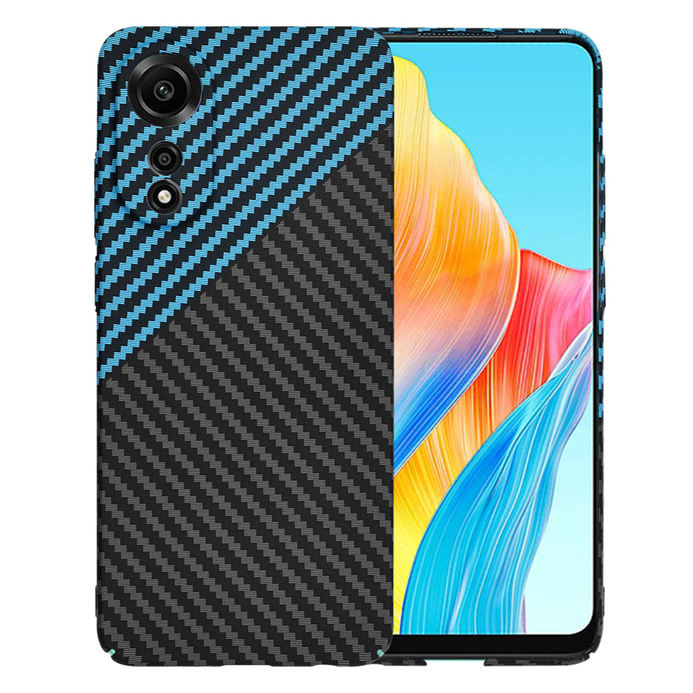 Θήκη για Oppo A78 4G, Techsuit, Carbonite FiberShell, Μαύρο Μπλε